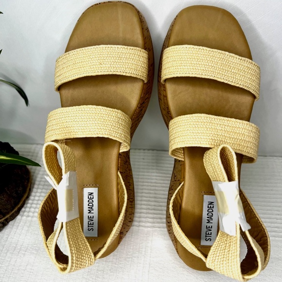 Steve Madden  Sashes Sandal, Raffia, 10 - Picture 7 of 11